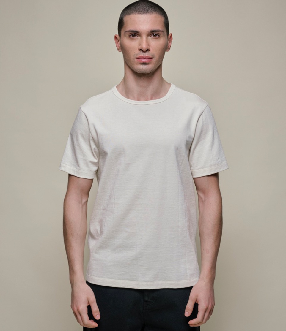 man wearing the 215 t-shirt