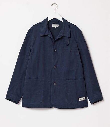GOOD BASICS | JKT02 unisex jacket, organic cotton poplin, 4,3oz/sq.yd., relaxed fit  51 dark navy