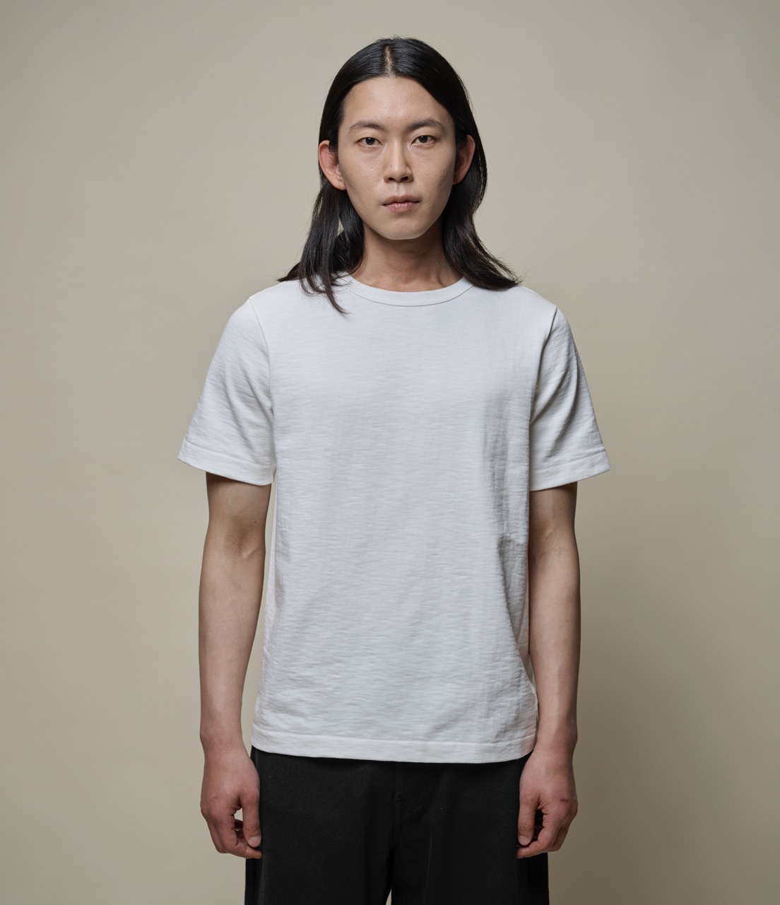 ヴィンテージ感【BANDEL】Heavy Weight L/S Tee White Men's Heavy Weight T-shirts | Merz b. Schwanen
