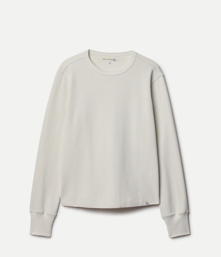 Merz b. Schwanen | THERMAL01 men's thermal longsleeve, organic cotton thermal structure, 10,7oz/sq.yd., classic fit  02 nature