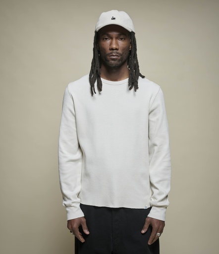 Merz b. Schwanen | THERMAL01 men's thermal longsleeve, organic cotton thermal structure, 10,7oz/sq.yd., classic fit  02 nature
