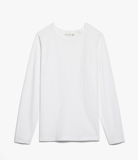 THE ORIGINALS | 1950sLS Loopwheeled Classic Fit Lightweight Longsleeve  01 white