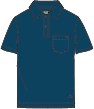 Terry men's polo shirt, 4,6oz/sq.yd., classic fit