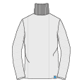 women’s Rolllkragenpullover, gerippte Struktur, Merinowolle, slim Fit